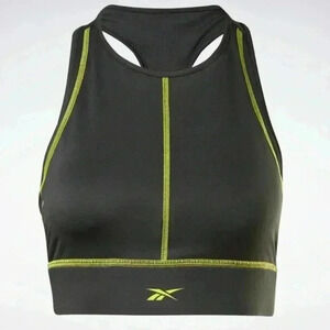 Reebok Les Mills High Neck Sports Bra-Crop Top size XS